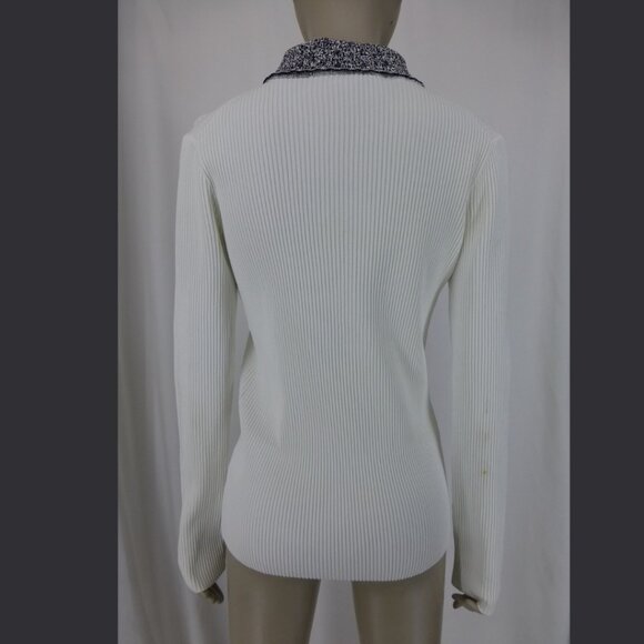 Proenza Schouler Ribbed Polo Sweater (Light spots in some parts of fabric) - Picture 5 of 14